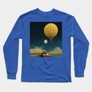 Balloon And Car Long Sleeve T-Shirt